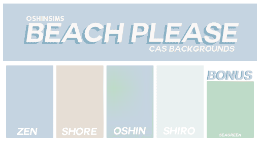 Beach Please CAS Backgrounds
