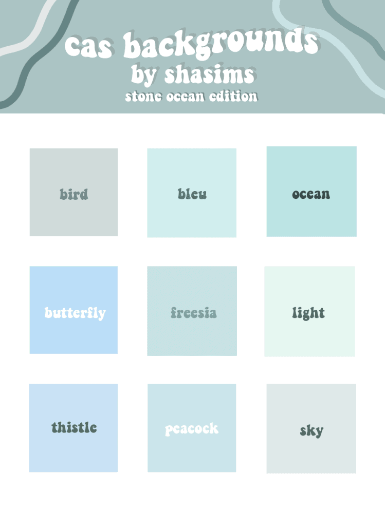 Sims 4 CAS Background Blue