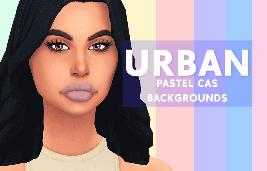 Pastel Sims 4 CAS Background