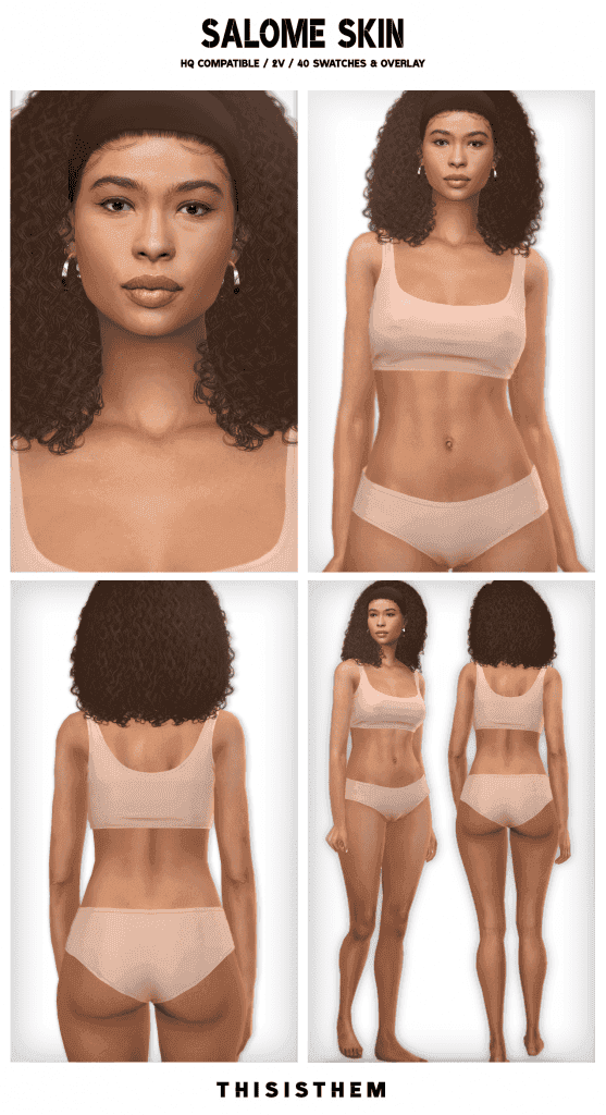 Sims 4 Salome Skin Overlay