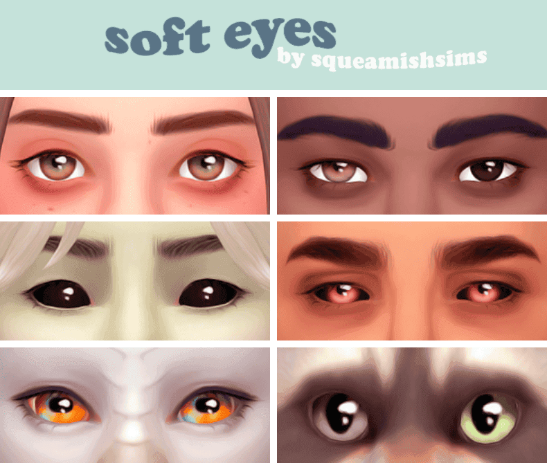 Sims 4 Soft Eyes