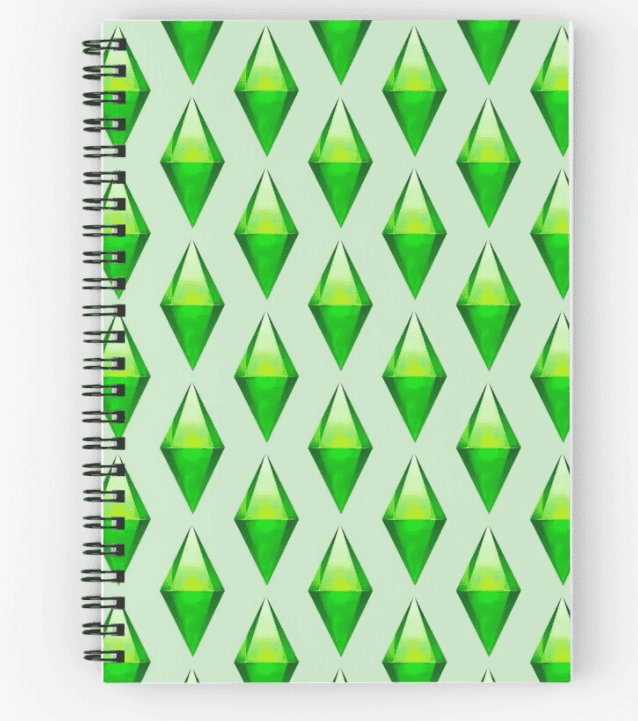 Sims Plumbob Notebook