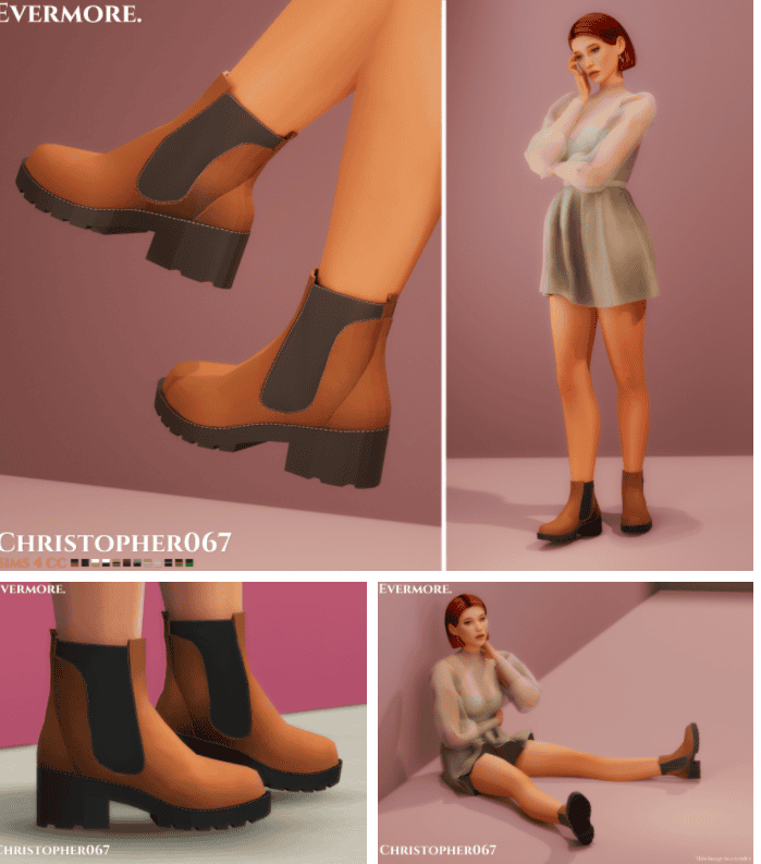 Sims 4 Chelsea Boots