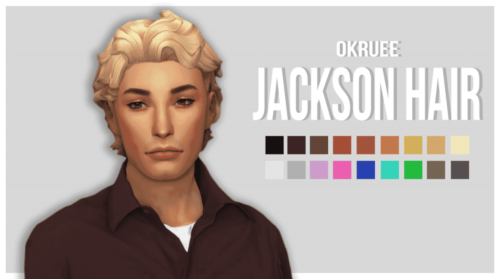 Sims 4 Male Curly Hair CC
