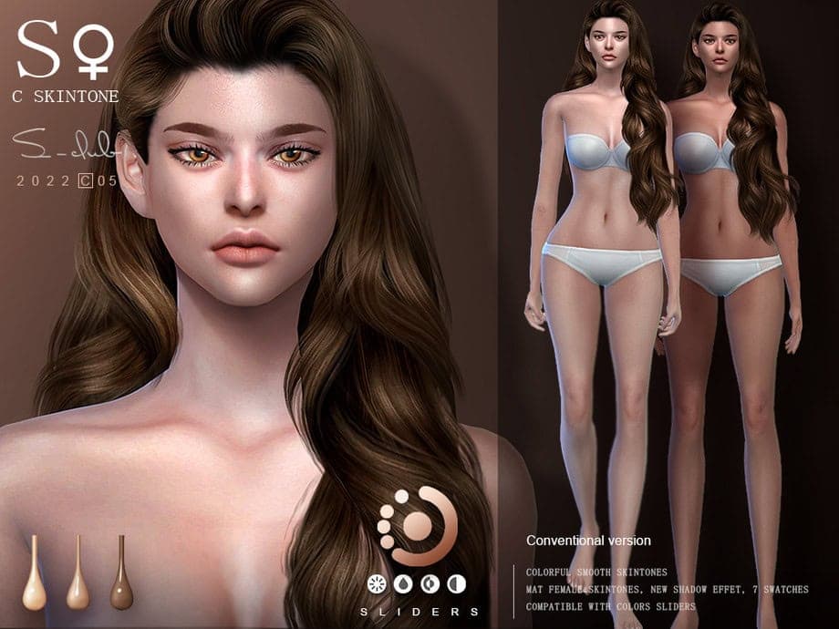 Natural Female Skintones