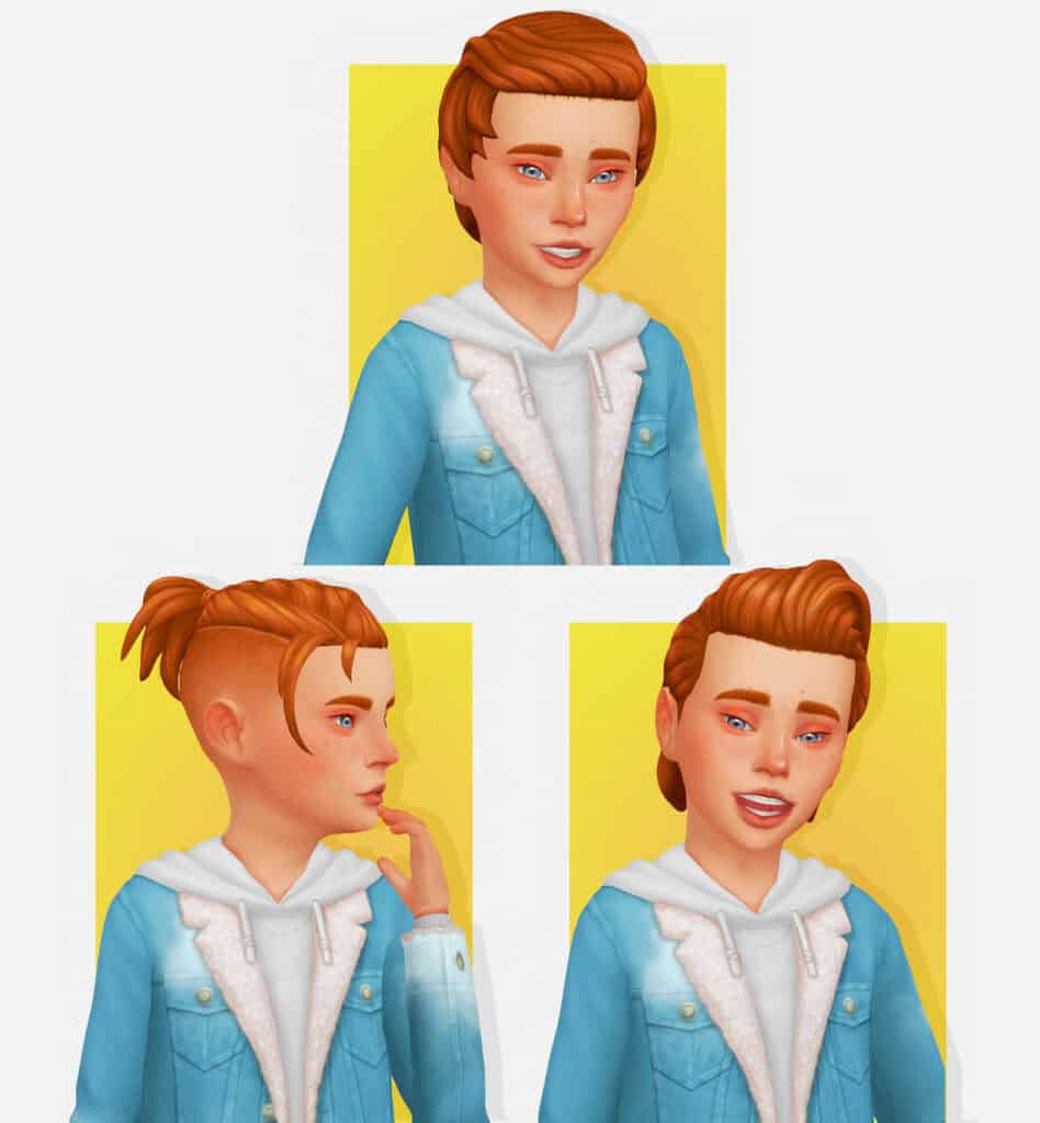 Sims 4 Get Famous Boy Hair Conversions