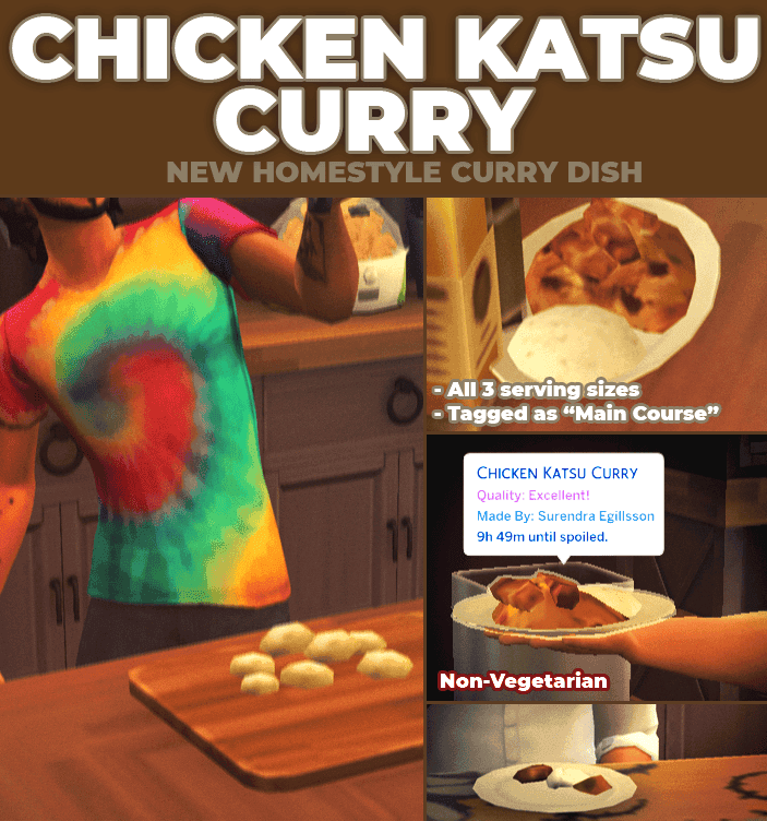 Sims 4 Custom Food Chicken Curry