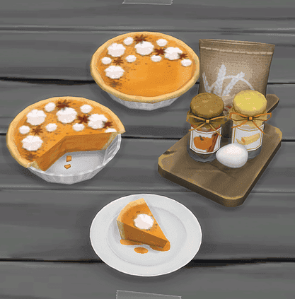 Sims 4 Pumpkin Pie CC