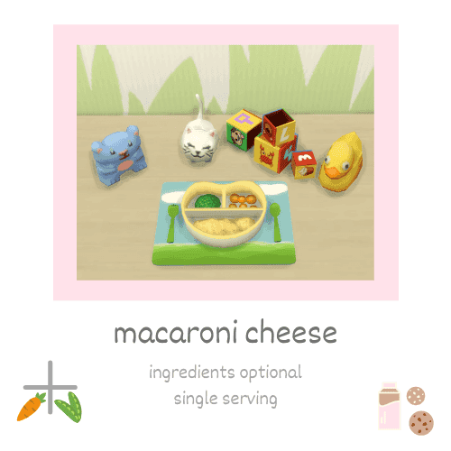 Sims 4 Custom Toddler Food