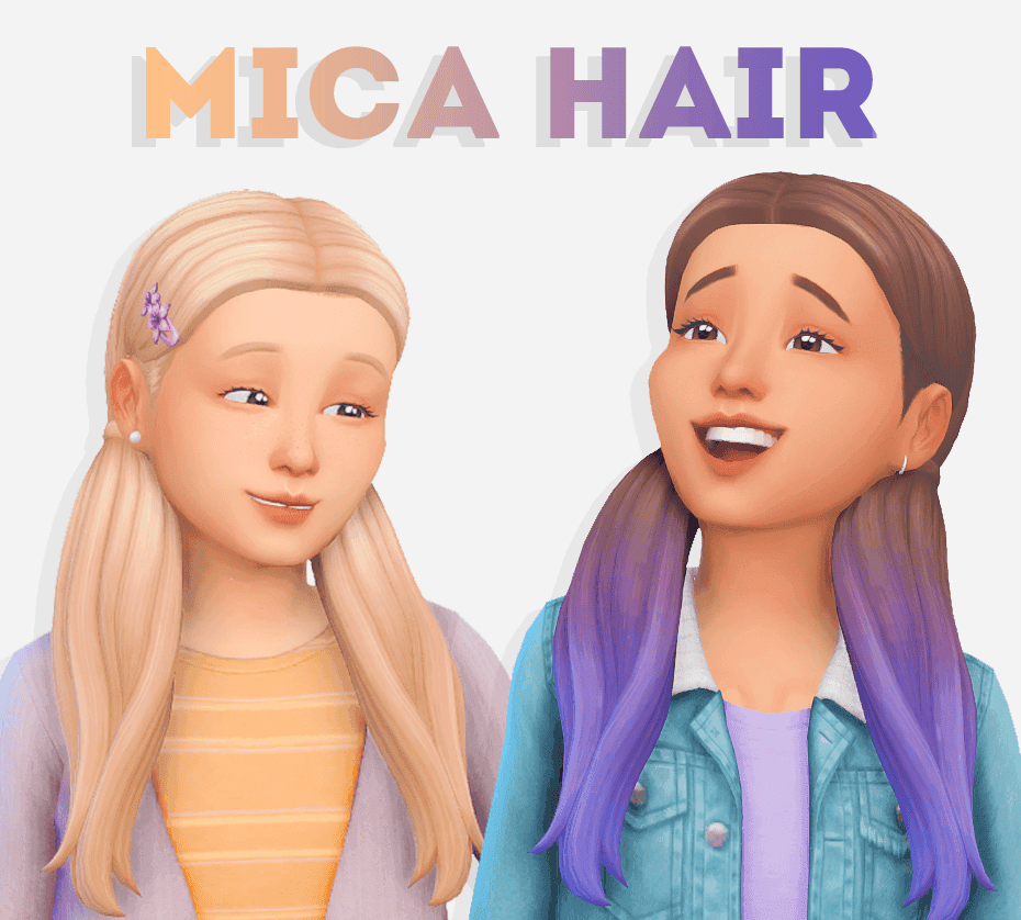 Sims 4 CC Child Hair Conversion