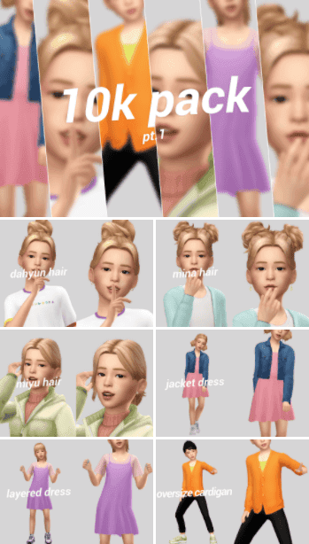 Sims 4 Kids CC Pack