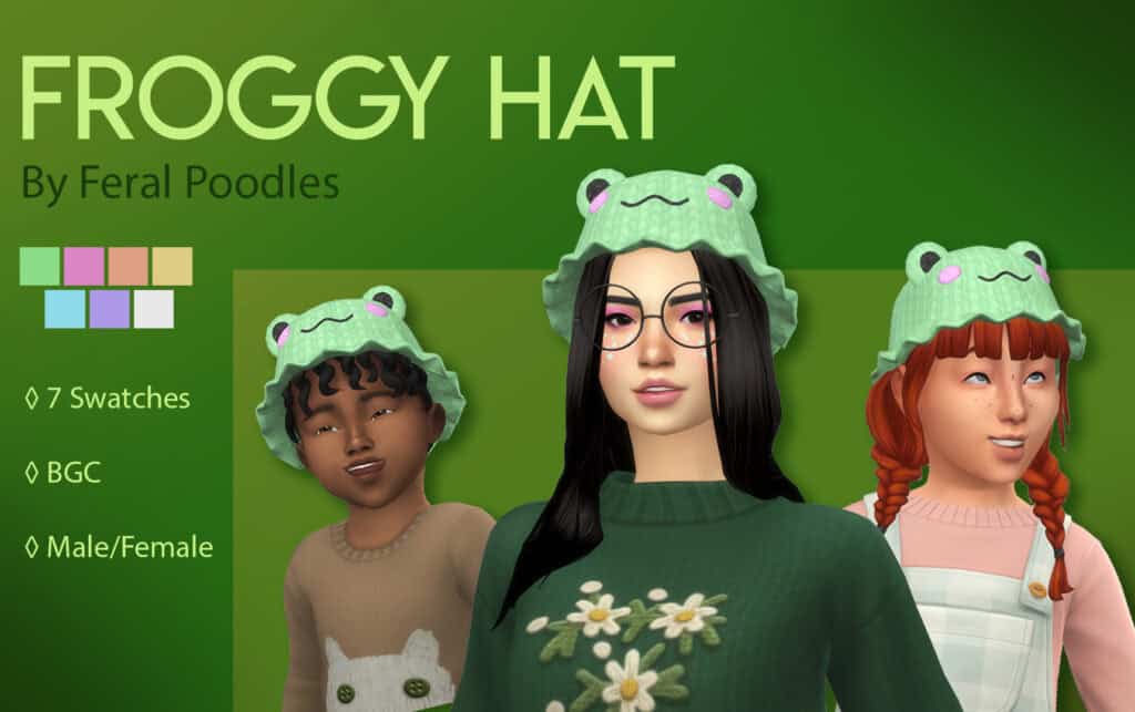 Froggy Hat for Kids
