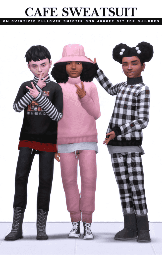 Sims 4 Kids Sweatsuit