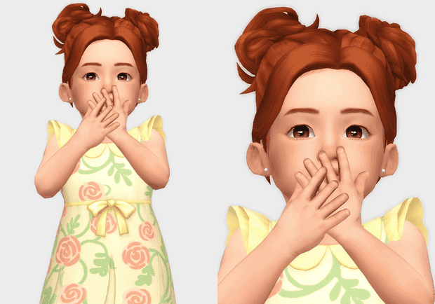 Adorable Sims 4 Toddler CC Hair