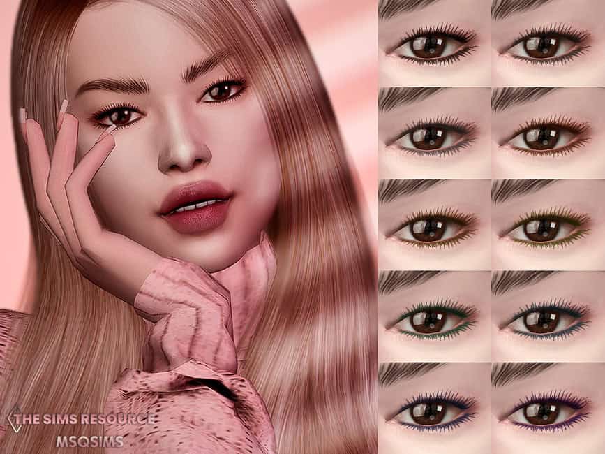 Larissa Sims 4 Eyelashes Mod