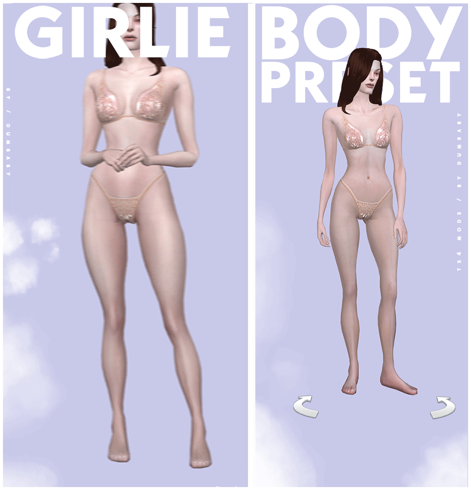 Sims 4 Girlie Body Preset
