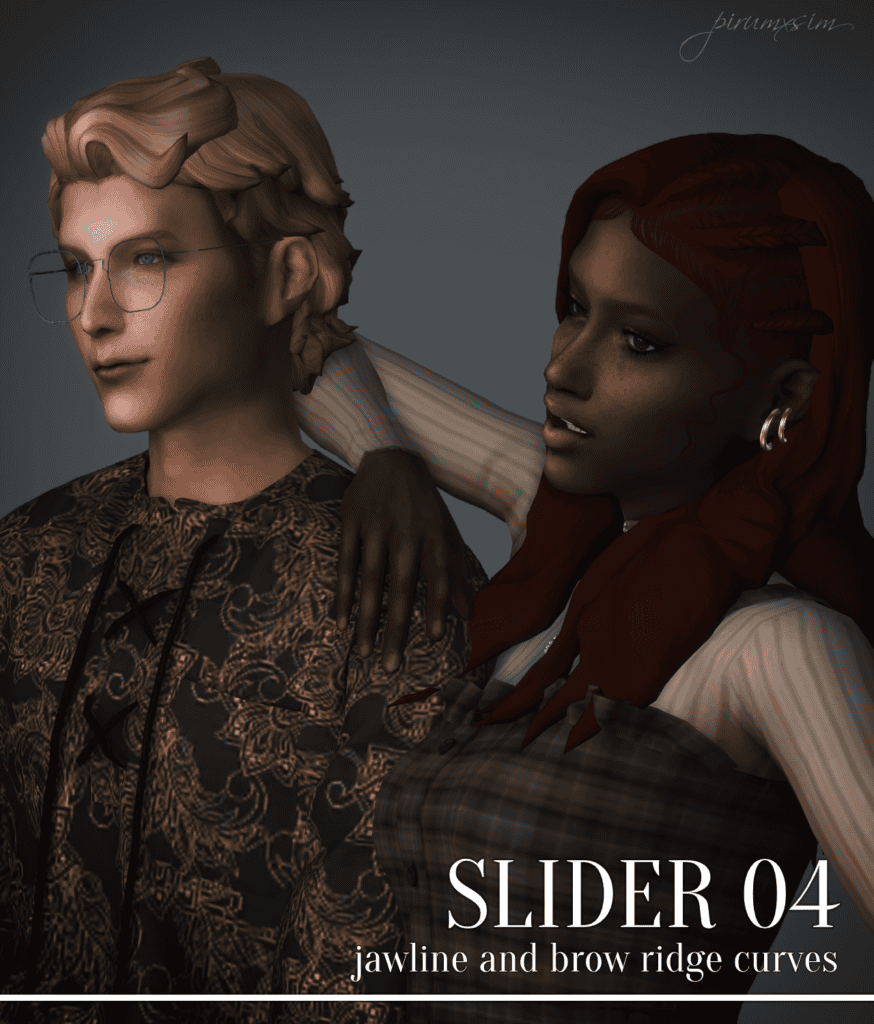 Sims 4 Jawline Slider Mod