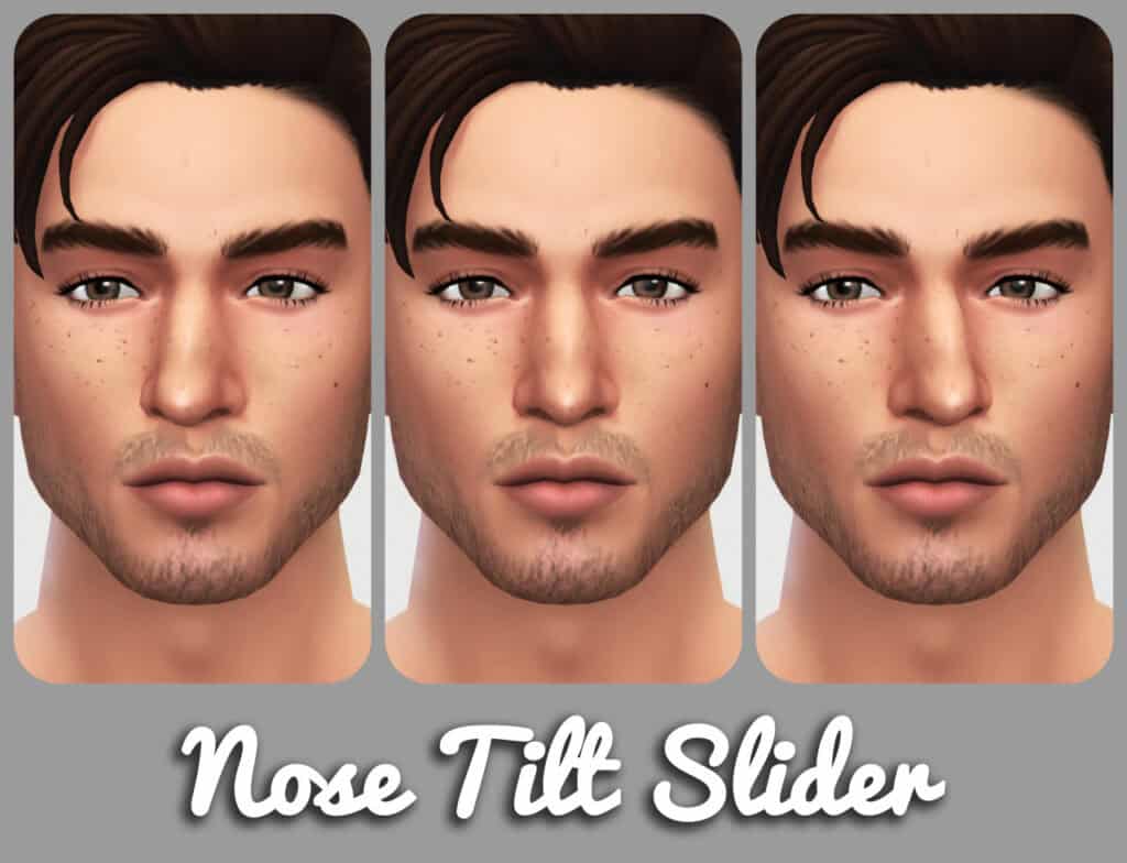 Sims 4 Nose Tilt Slider
