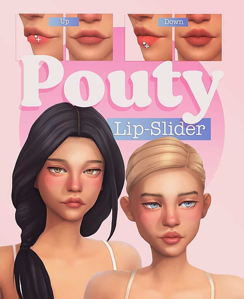 Sims 4 Pouty Lip Slider