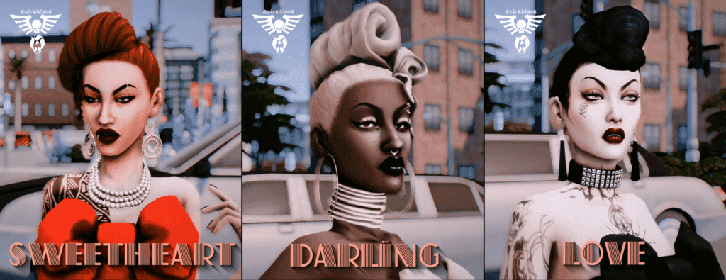 Sims 4 1950s Rockabilly Hair CC