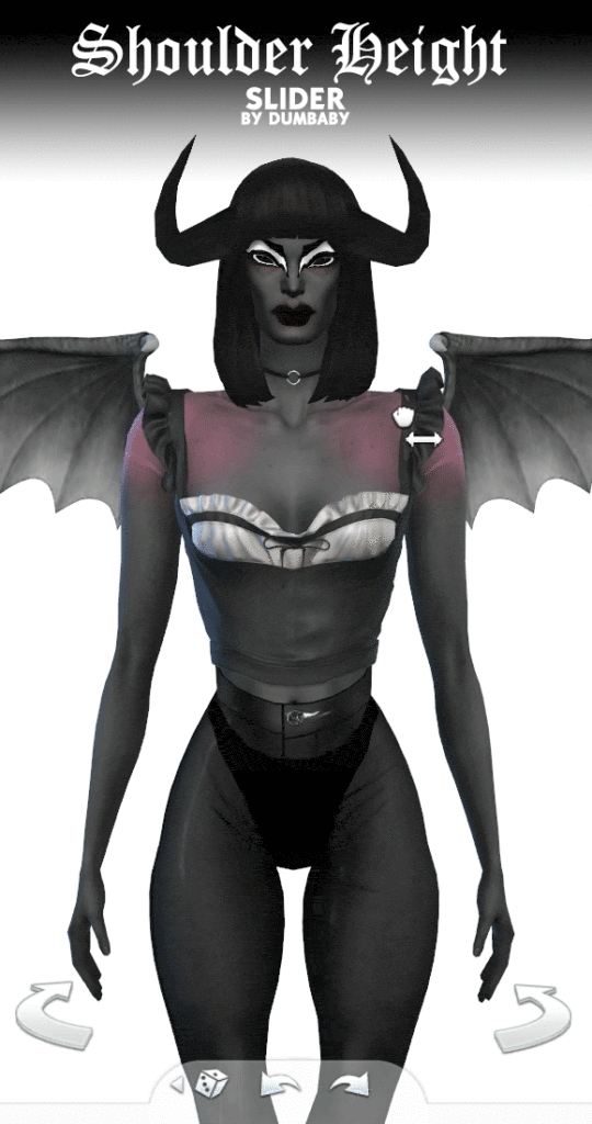 Sims 4 Shoulder Height Slider