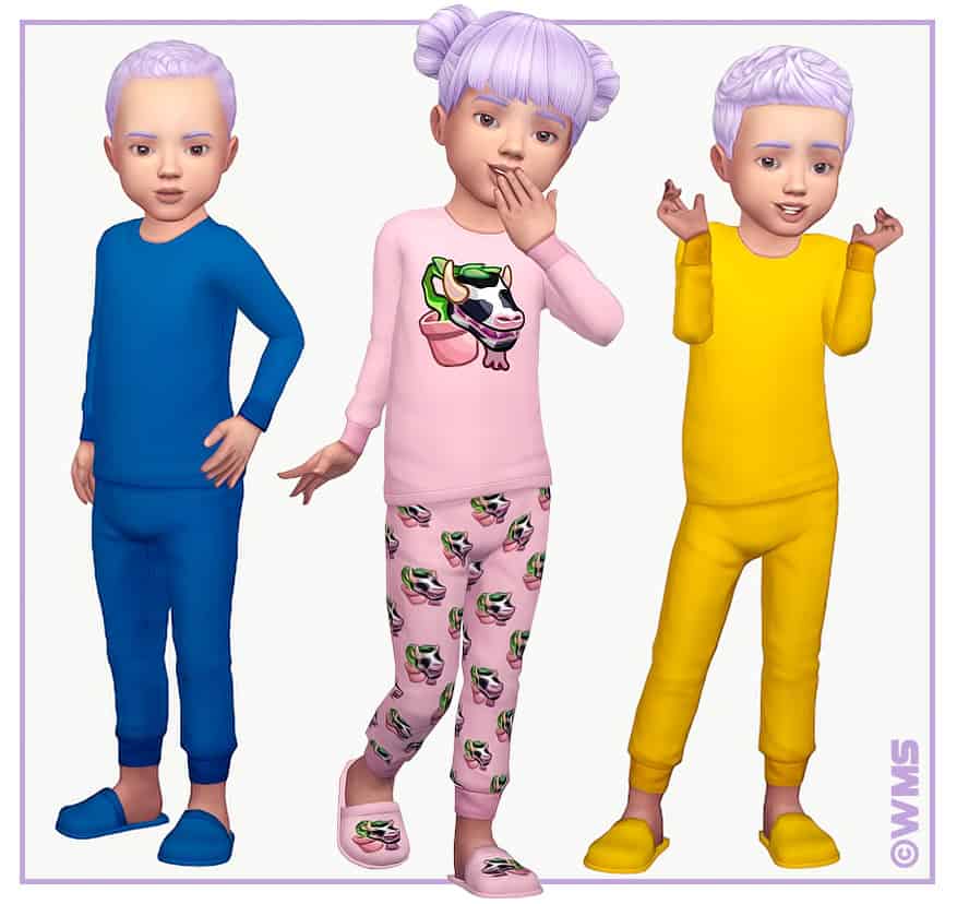 Sims 4 Toddler PJ CC Set