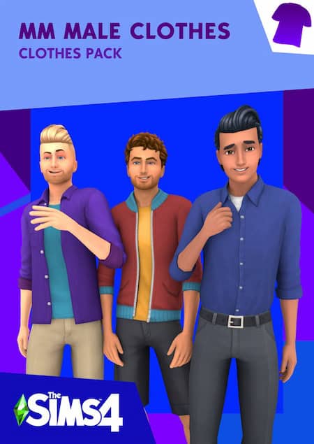 Sims 4 Maxis Match Male CC Clothes Pack