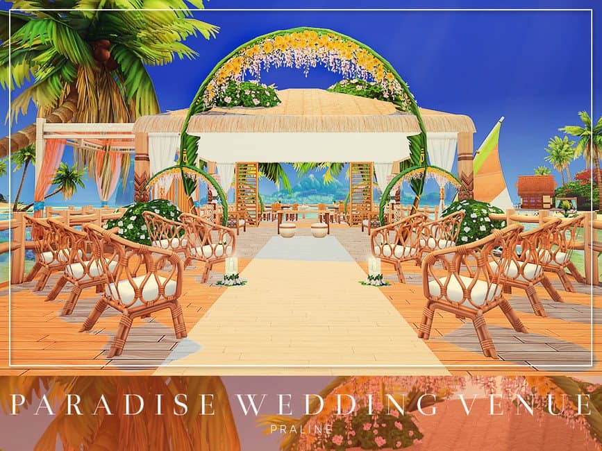 Sims 4 Beach Wedding Venue