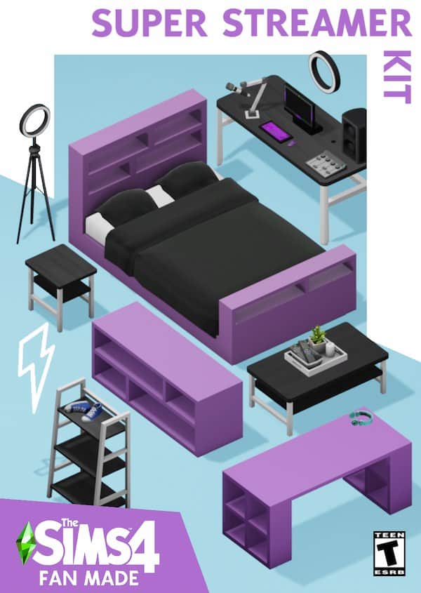 Sims 4 Streamer CC Pack