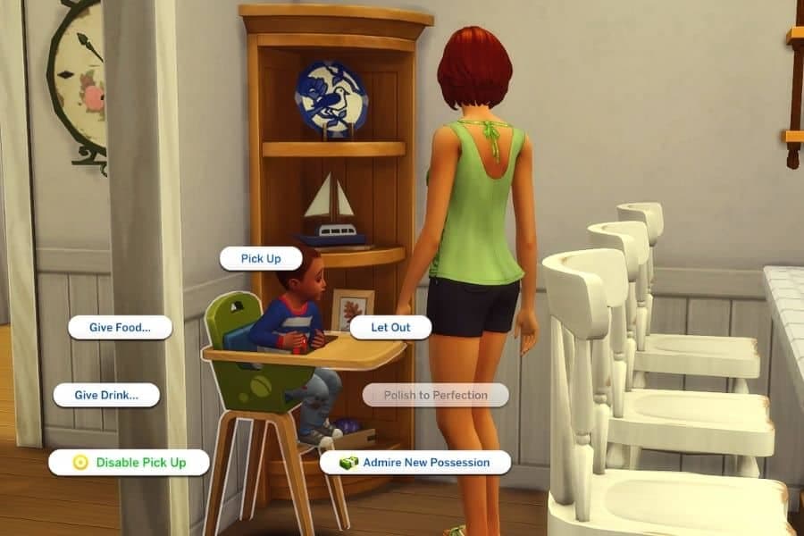 Sims 4 Lock Toddler High Chair Mod