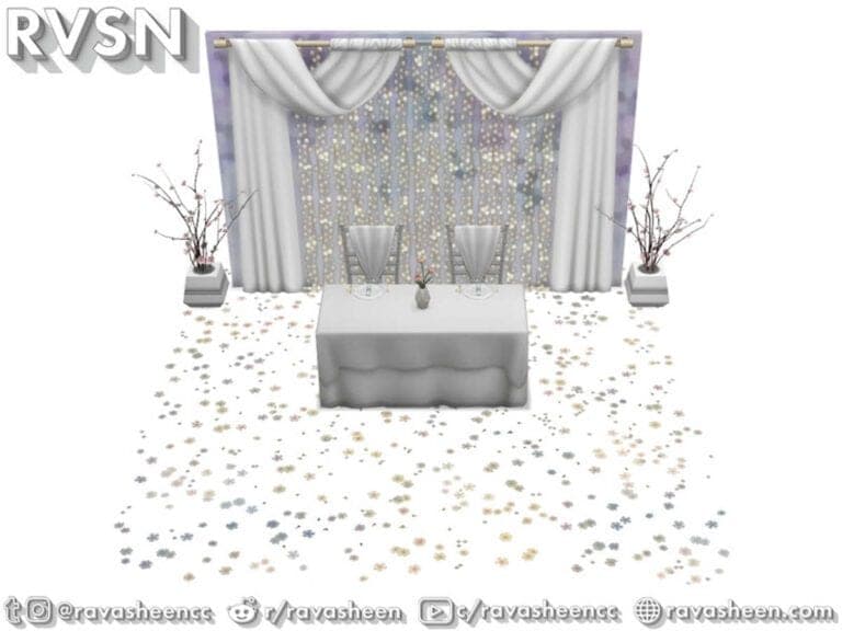 Sims 4 Wedding CC Set
