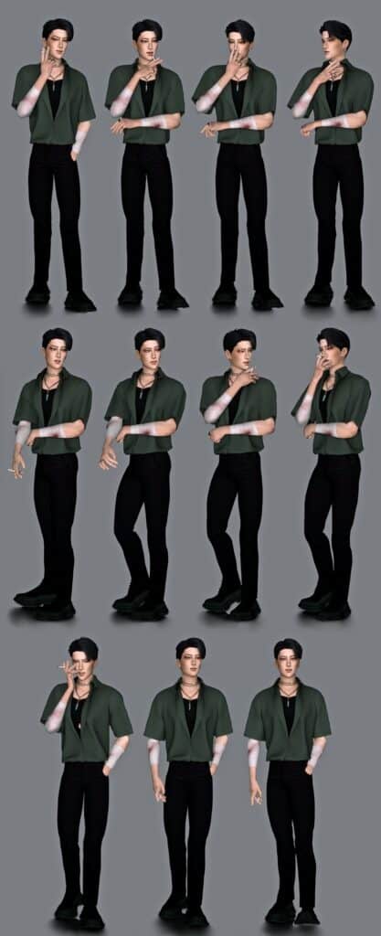 Pose Pack for CAS “Tabacum”