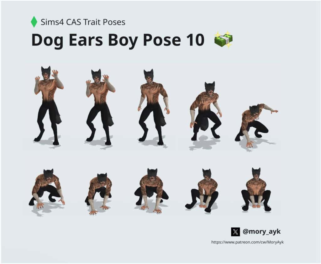 Dog Ears Boy Pose 10