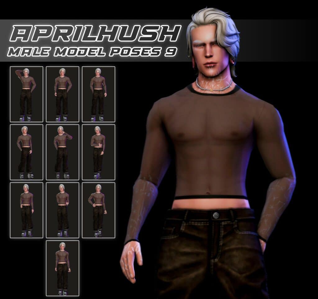 Male Model Poses