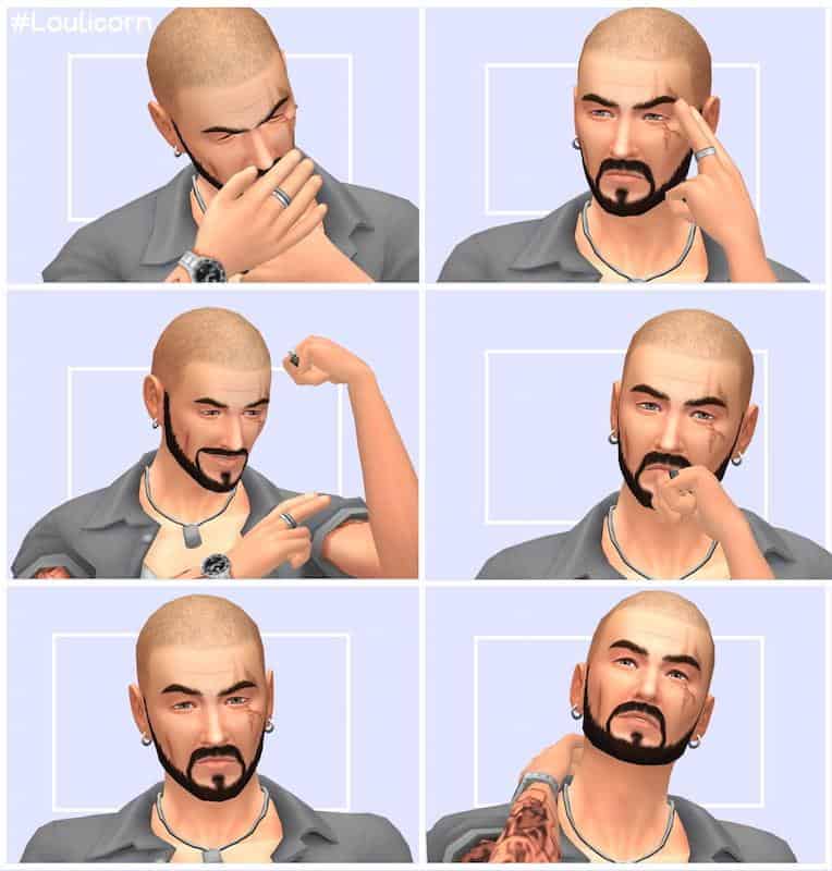 Male Gallery Poses for Sims 4