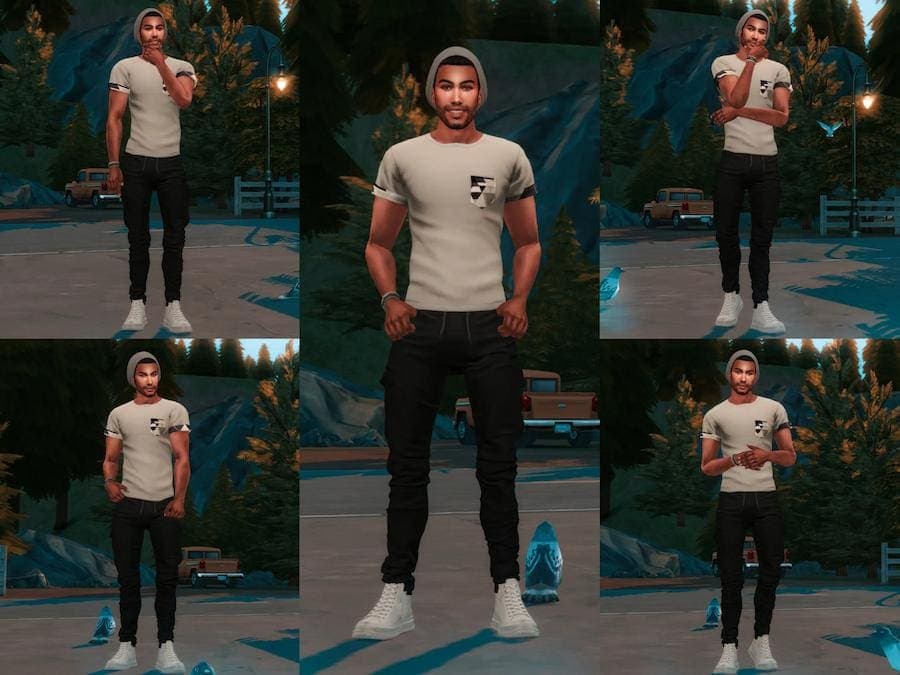 Male Smiling CAS Poses