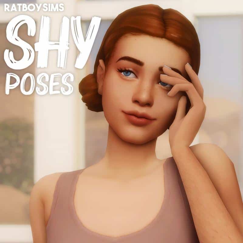 Shy Sims 4 CAS Poses