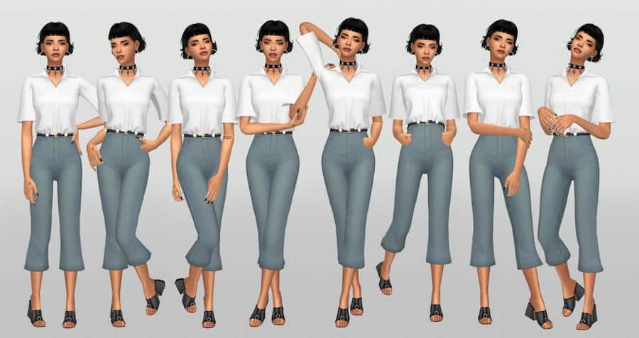 Simple Model Poses for CAS