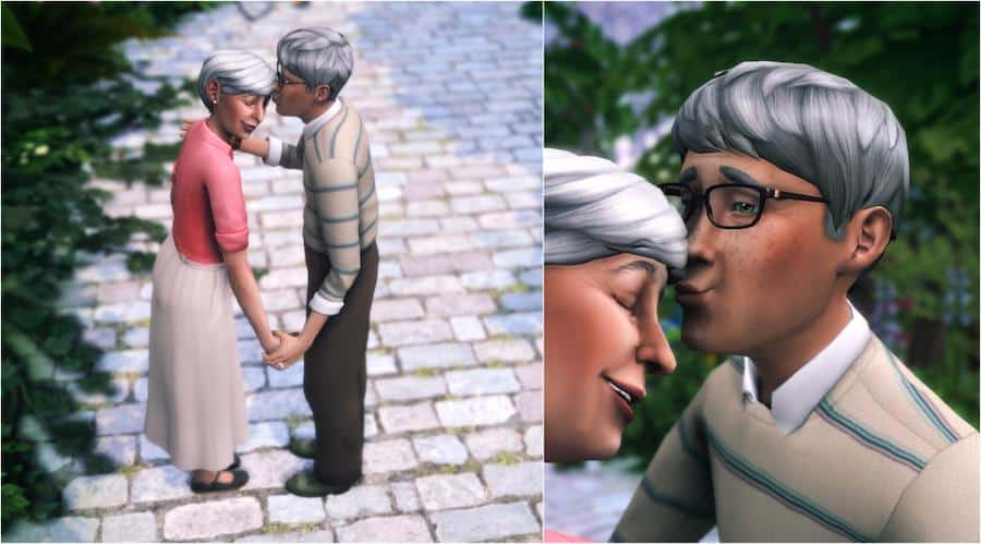 Sims 4 Couple Poses for Elder Sims