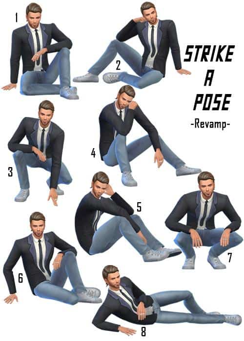 Sims 4 Gallery Poses for Male Sims