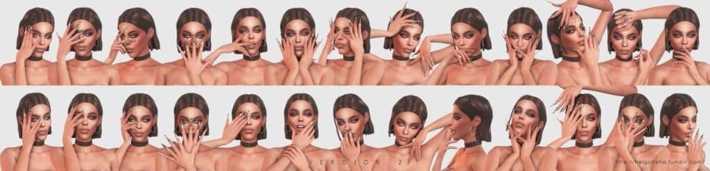 Sims 4 Hand Poses for CAS
