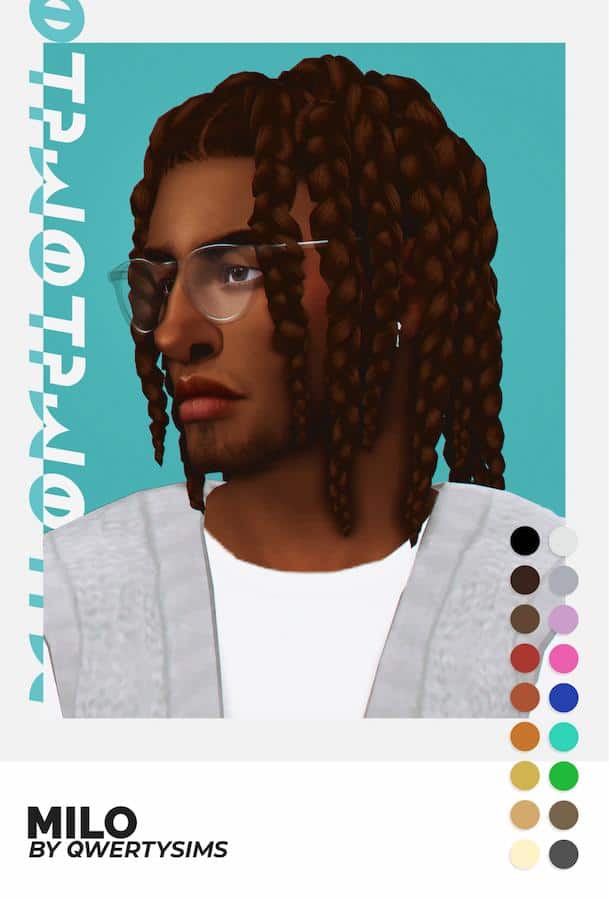 Sims 4 Male Braids CC
