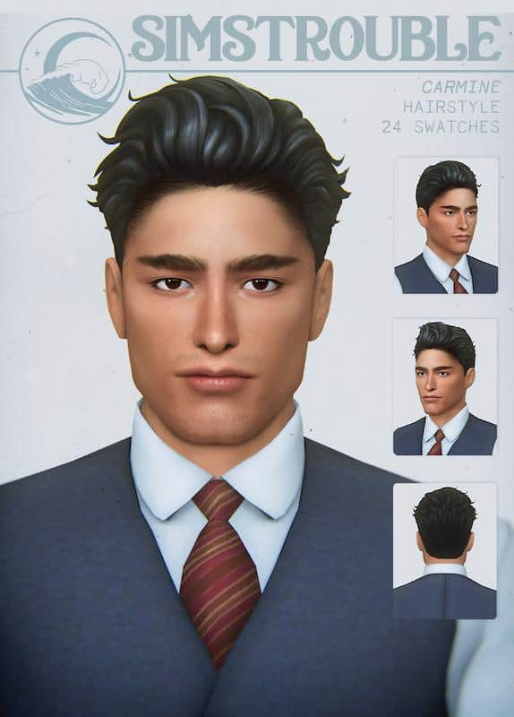 Sims 4 Short Male Hair