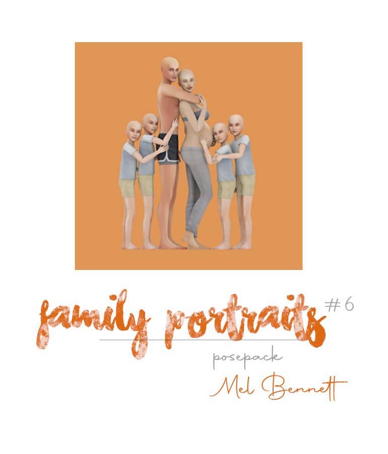 Sims 4 Pregnancy Family Portraits