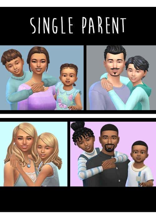 Single Parent Sims 4 Gallery Poses
