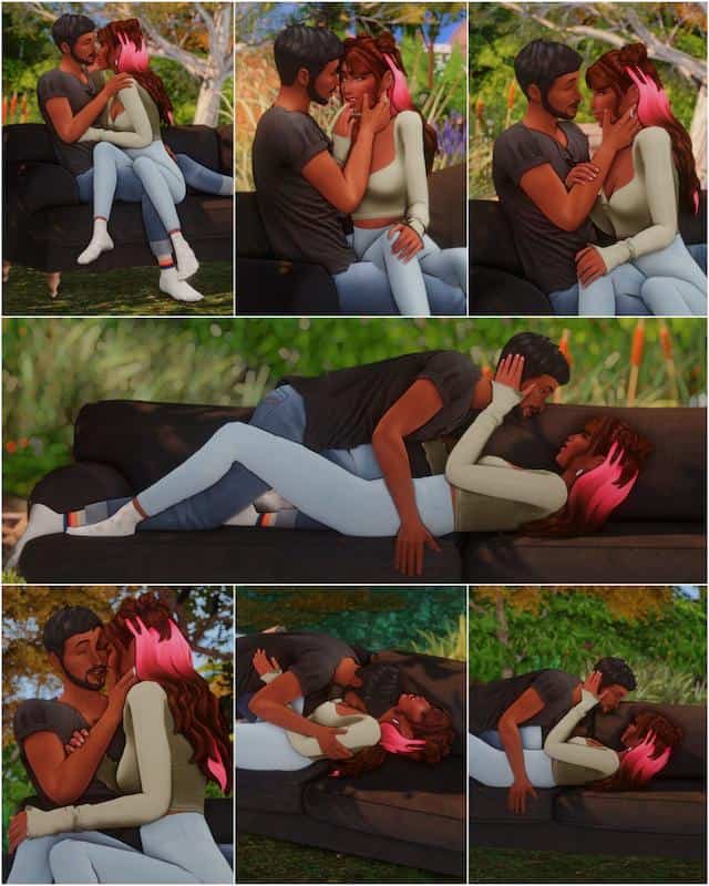 Sims 4 Young Lovers Pose Pack
