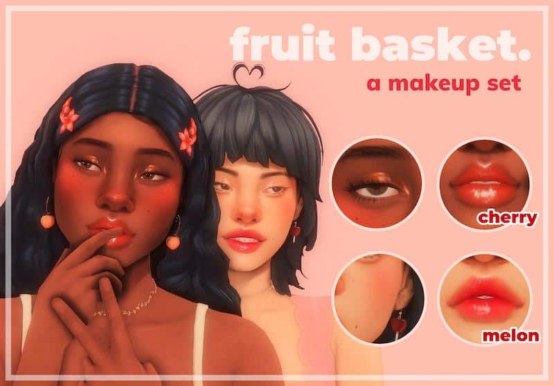 Fruit Basket Sims 4 Makeup Set