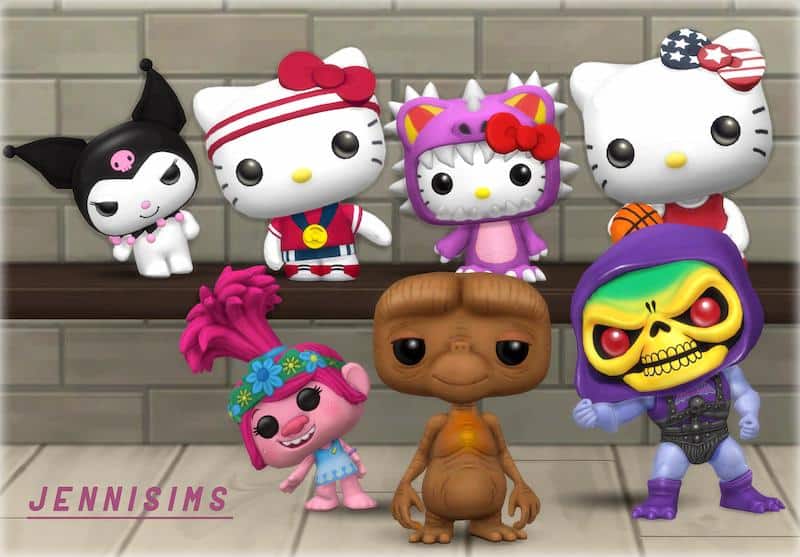 Sims 4 CC Funko Pops byJenniSims
