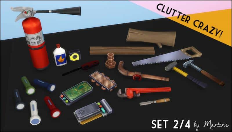 Tools & Garage Sims 4 Clutter