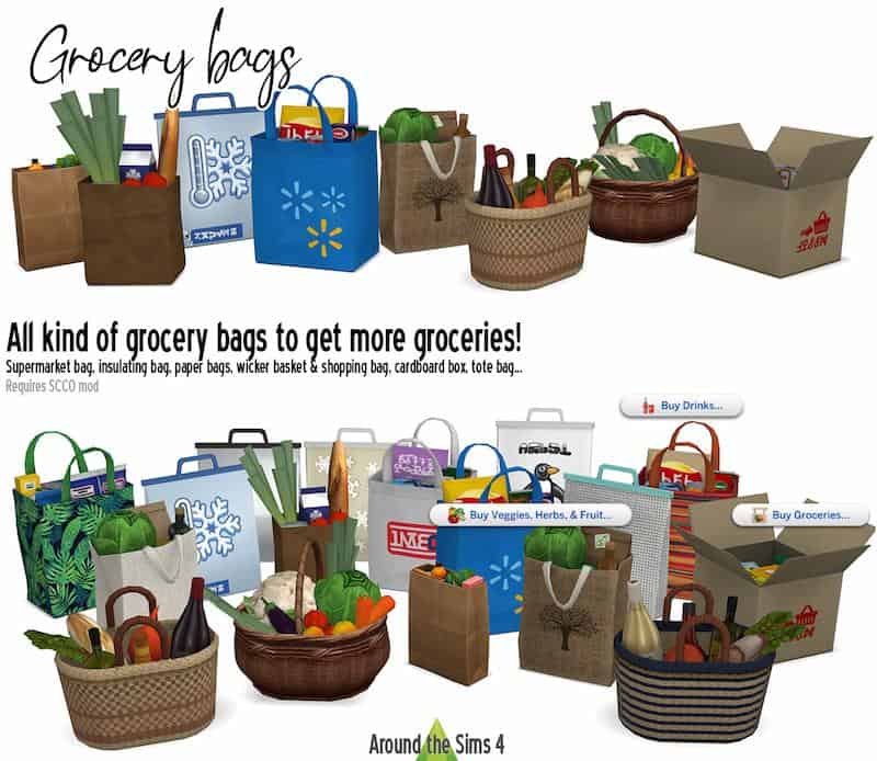 Grocery Bag Clutter